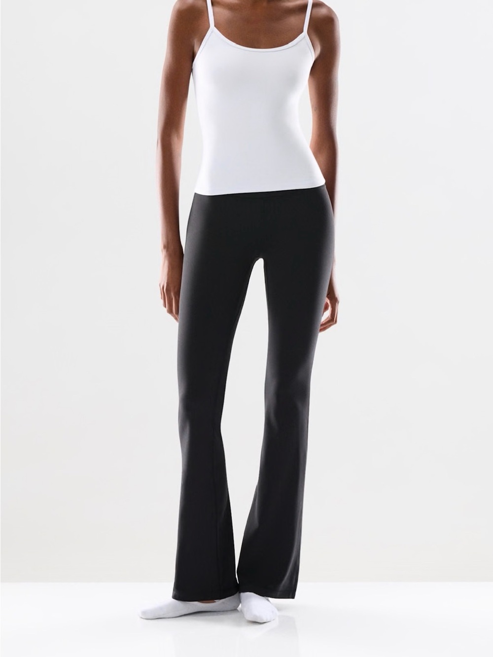 Aritzia Black Flared Ponte Pants